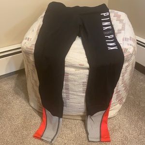 Victoria secret pink leggings. Size small. Never worn